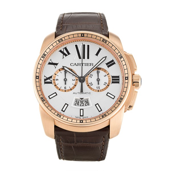 UK Rose Gold Cartier Replica Calibre de Cartier W7100044-42 MM