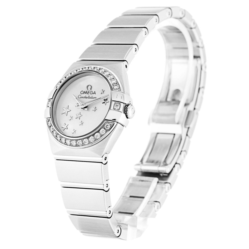 UK Best Omega Replica Constellation Ladies 123.15.24.60.05.003-24 MM