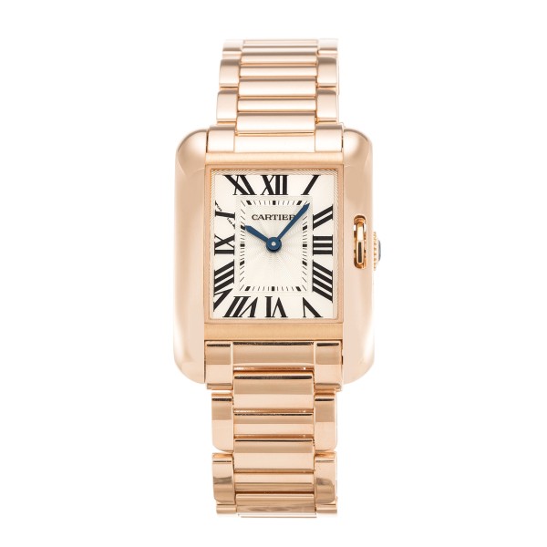 UK Rose Gold Cartier Replica Tank Anglaise W5310013-23 MM