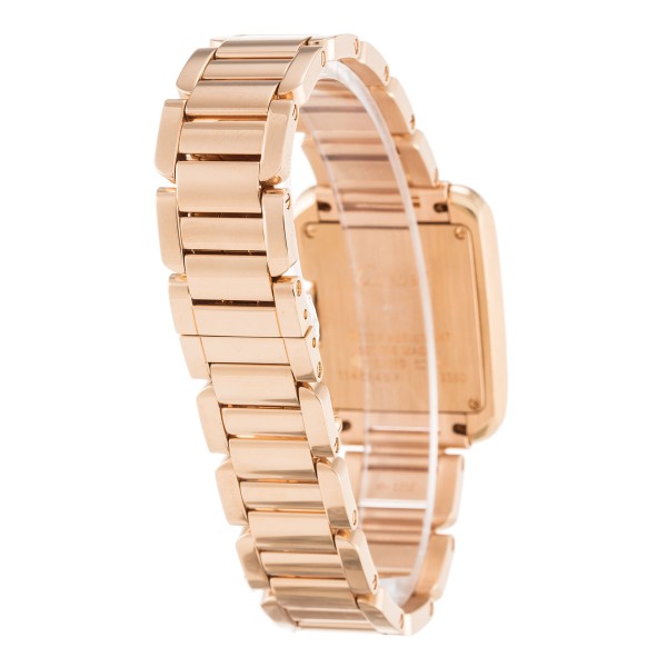 UK Rose Gold Cartier Replica Tank Anglaise W5310013-23 MM