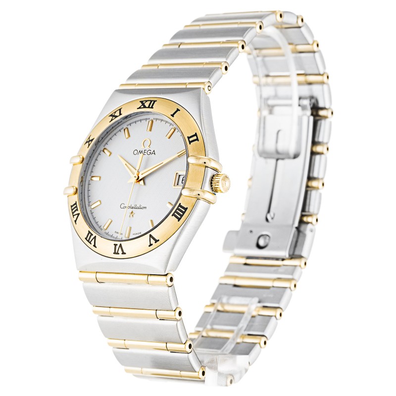 UK Steel & Yellow Gold Omega Replica Constellation 1212.30.00-33.5 MM