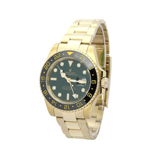 UK Yellow Gold Rolex Replica GMT Master II 116718 LN-40 MM