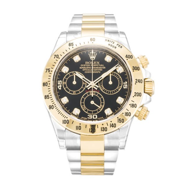 UK Steel & Yellow Gold Rolex Replica Daytona 116523-40 MM