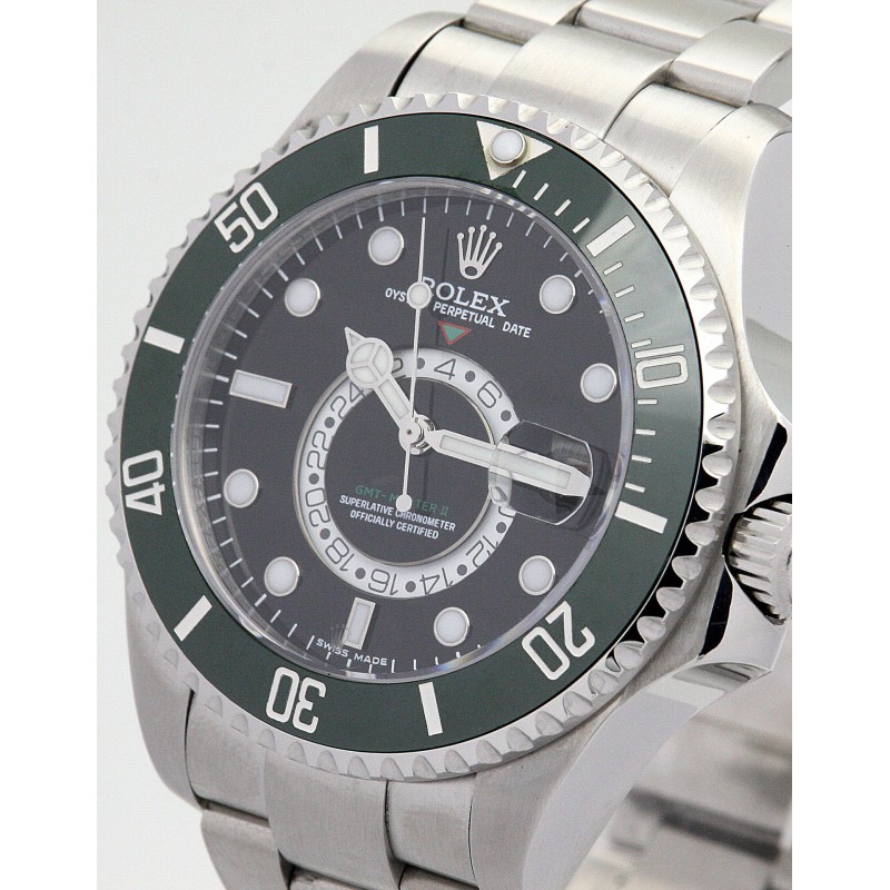 UK Green Steel Rolex Replica GMT Master 16720-40