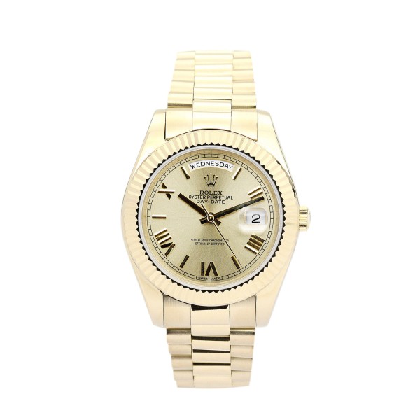 UK Yellow Gold Rolex Replica Day-Date II 218238-41 MM