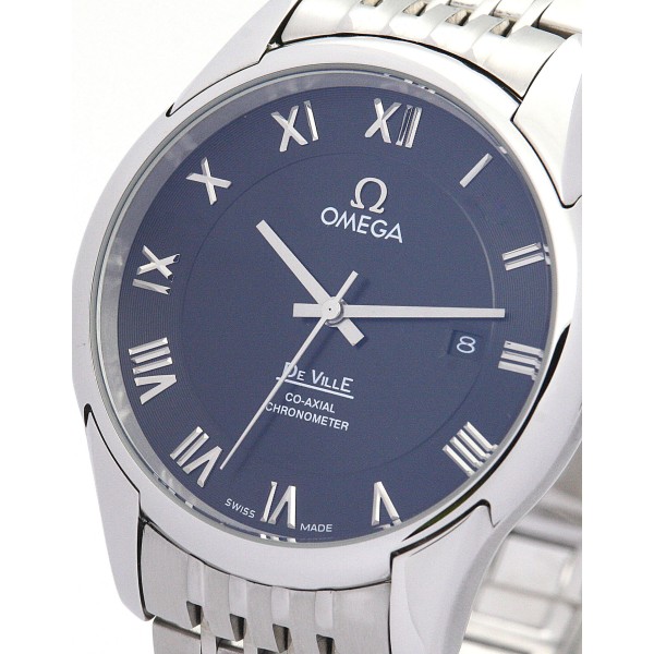 UK Steel Omega Replica De Ville Hour Vision-41 MM