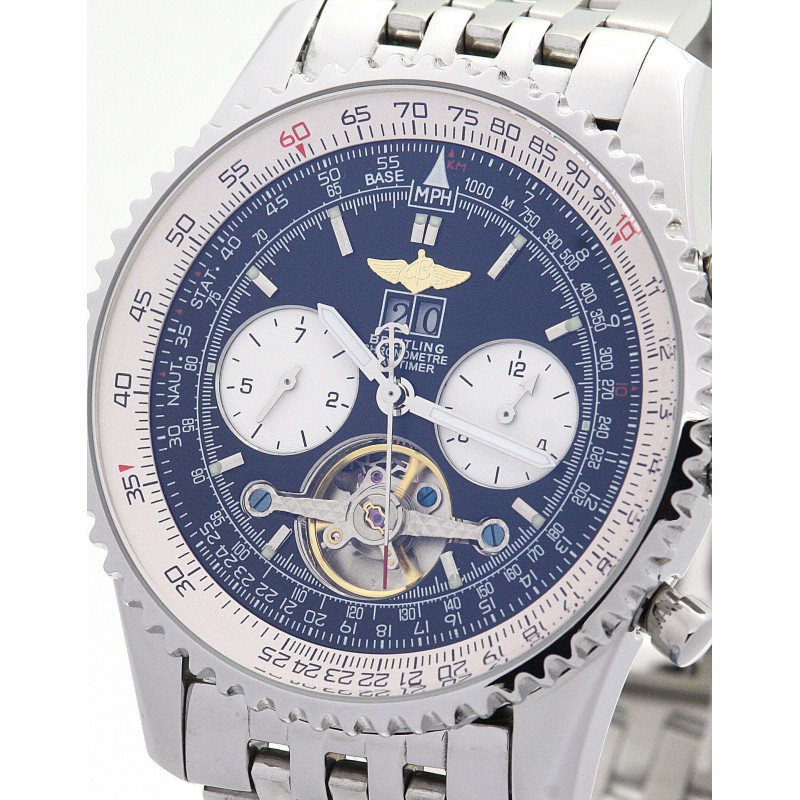 UK Steel Breitling Replica Navitimer World A24322-46 MM