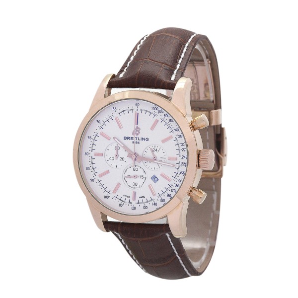 UK Rose Gold Breitling Replica Transocean Chronograph RB0152-43 MM