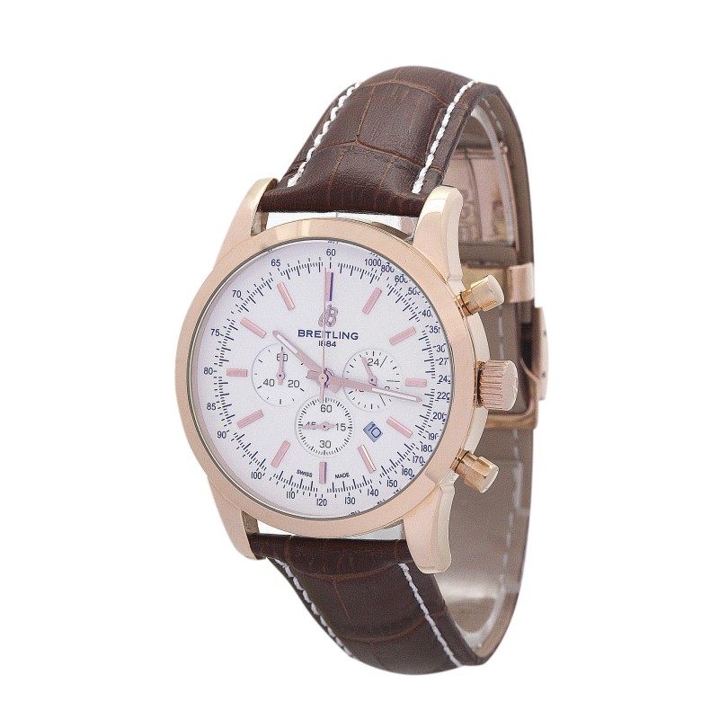 UK Rose Gold Breitling Replica Transocean Chronograph RB0152-43 MM