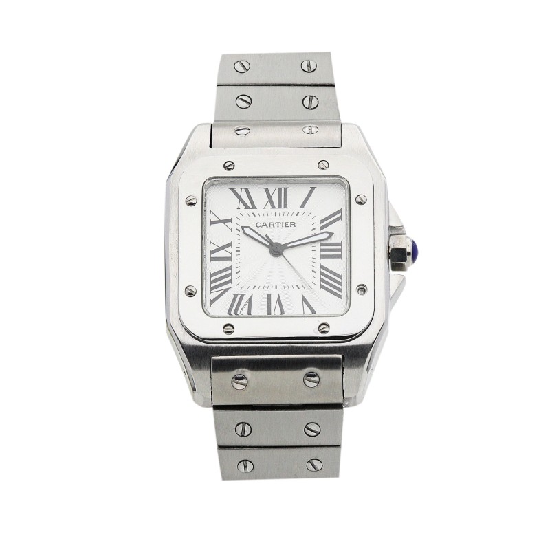 UK Steel Cartier Replica Santos 100 W20073X8-41 MM