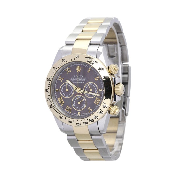 UK Steel & Yellow Gold Rolex Replica Daytona 116523-40 MM