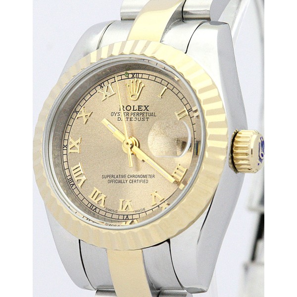 UK Steel & Yellow Gold Rolex Replica Datejust Lady-26 MM